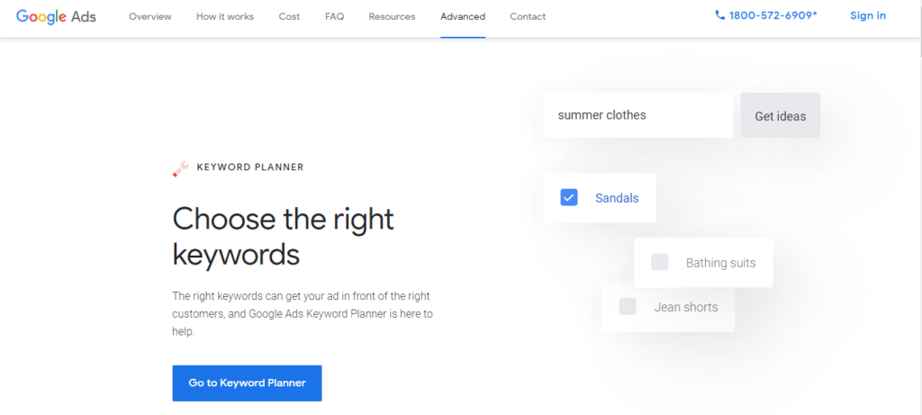 Google Keyword Planner - SEO Tool