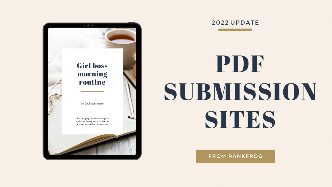 PDF Submission Sites (2022.4)